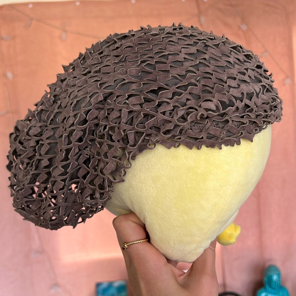Leather hat CUTULI CULT
